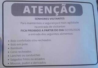 Acabou-se o que era doce: bolos recheados e bombons s&atilde;o proibidos na M&aacute;xima
