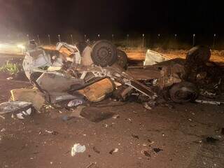 Colis&atilde;o frontal ap&oacute;s ultrapassagem causou acidente que matou 2 na MS-289