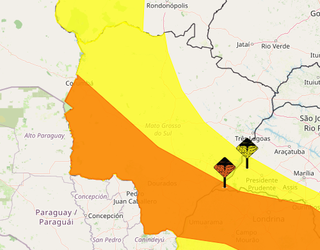 Semana come&ccedil;a com chuva em Campo Grande e alerta de tempestade em MS