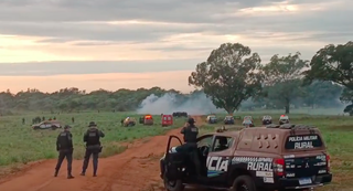 Ind&iacute;genas e pol&iacute;cia t&ecirc;m novos confrontos em fazenda ocupada de Amambai