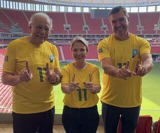 Em Bras&iacute;lia, Riedel grava propaganda para campanha do Progressistas