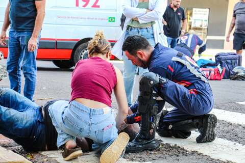 Motociclista morre horas ap&oacute;s batida em cruzamento no Centro de Campo Grande