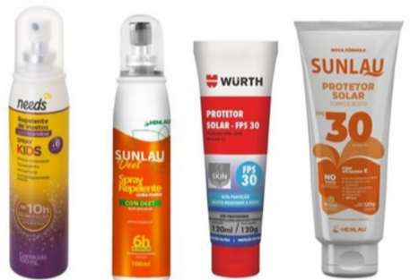 Anvisa suspende protetores e repelentes de três marcas por falhas na fabricação