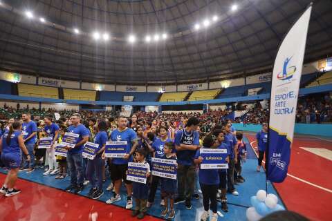 Rede municipal abre maior calend&aacute;rio esportivo estudantil com v&aacute;rias modalidades