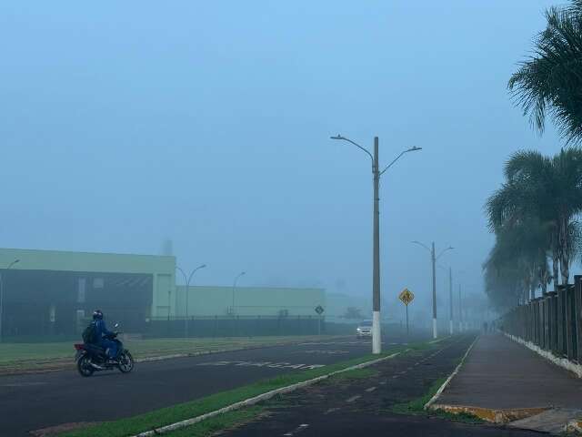 Dourados e Maracaju amanhecem com nevoeiro e temperatura amena
