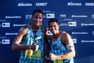 Sul-mato-grossense vence campe&otilde;es ol&iacute;mpicos em etapa mundial de v&ocirc;lei de praia