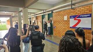 Simula&ccedil;&atilde;o de homic&iacute;dio mobiliza policiais e estudantes na UCDB