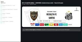 Venda de ingressos para jogo entre Santos e Recoleta esgota em tr&ecirc;s dias