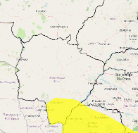 Alerta de tempestade prev&ecirc; chuva intensa e ventos de at&eacute; 60 km/h 