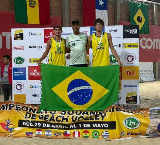 Atleta campo-grandense conquista vaga no Mundial Sub-18 de v&ocirc;lei de praia