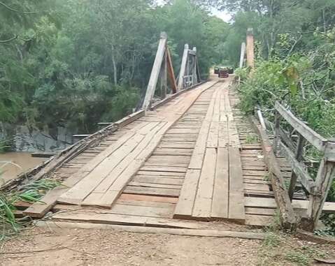 Ponte de concreto de 1,4 milh&atilde;o substituir&aacute; estrutura prec&aacute;ria em Bela Vista