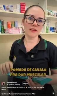 Influencer presa vende at&eacute; pomada de cavalo que "s&oacute; n&atilde;o tira dor de chifre"