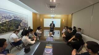Alunos da UFMS fazem visita t&eacute;cnica &agrave; Quotus Safra Invest