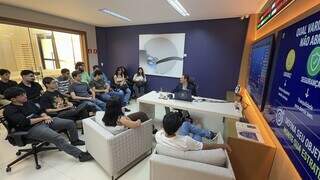 Alunos da UFMS fazem visita t&eacute;cnica &agrave; Quotus Safra Invest