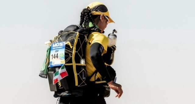 Atleta de MS encarou prova de 120 km em aventura extrema no deserto da &Aacute;frica