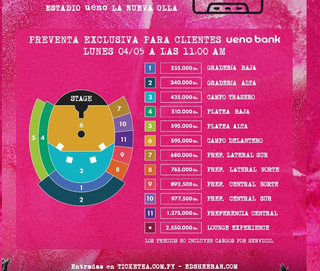 Ingressos para Ed Sheeran no Paraguai custam metade do valor de S&atilde;o Paulo