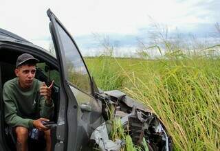 Acidente sob fuma&ccedil;a de queimada envolve 7 ve&iacute;culos na sa&iacute;da para Sidrol&acirc;ndia