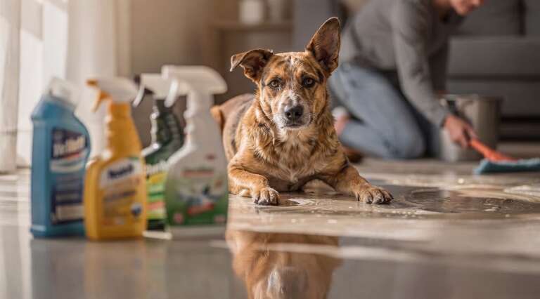 Produtos de limpeza deixam a casa cheirosa, mas podem matar seu pet