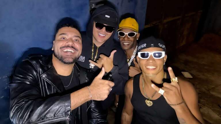 Ícones do funk, Os Havaianos lotam show e agitam Campo Grande