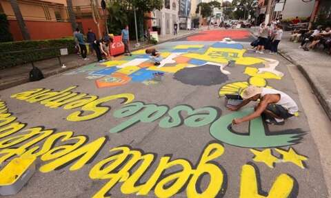 Campo Grande ter&aacute; rua pintada em homenagem &agrave; sele&ccedil;&atilde;o brasileira de 1994