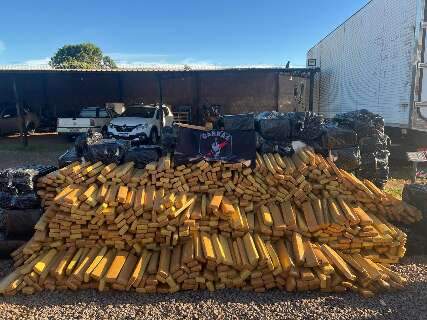 Carga de algod&atilde;o &eacute; apreendida com 3,9 toneladas de maconha na BR-163