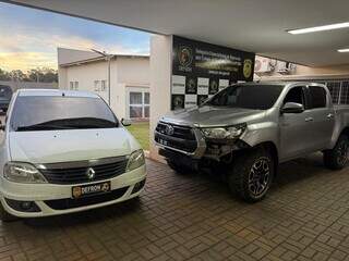 Ladr&otilde;es de Hilux modificada para o tr&aacute;fico de drogas s&atilde;o presos 