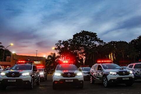 Governo de MS prev&ecirc; entrega de 520 viaturas para pol&iacute;cias e bombeiros