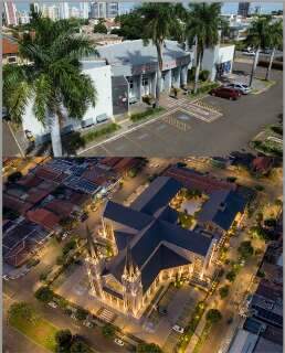 Por R$ 9 milh&otilde;es, obra transforma e amplia igreja na Avenida Mato Grosso 