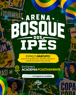 Bosque dos Ipês reúne gelo, cinema e troca de figurinhas Bosque dos Ipês reúne gelo, cinema e troca de figurinhas