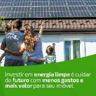 Quando o sol come&ccedil;a a trabalhar a favor da sua conta de luz