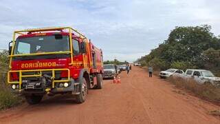 Idoso morre em acidente com carro da Prefeitura de Aquidauana na MS-345