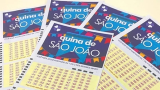 Quina de São João abre apostas com prêmio estimado em R$ 250 milhões Quina de São João abre apostas com prêmio estimado em R$ 250 milhões