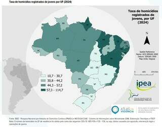 MS reduz homicídios de jovens, mas taxa ainda é de 31 por 100 mil MS reduz homicídios de jovens, mas taxa ainda é de 31 por 100 mil