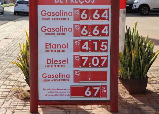 Nos postos da Capital, etanol tem maior queda e diesel alivia s&oacute; centavos