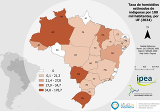 MS lidera suic&iacute;dio ind&iacute;gena e tem 3&ordm; maior n&uacute;mero de homic&iacute;dios
