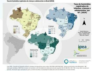 MS reduz homic&iacute;dios de crian&ccedil;as, mas viol&ecirc;ncia persiste entre adolescentes