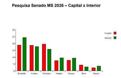 Direita domina disputa ao Senado em MS e Reinaldo aparece como l&iacute;der no interior