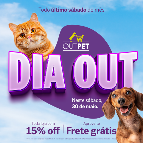 Dia Out no Outpet neste s&aacute;bado: toda loja com 15% e frete gr&aacute;tis