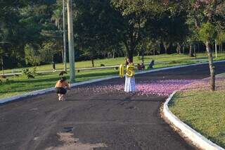 Frio de maio faz ip&ecirc;s florescerem mais cedo e d&aacute; novo tom &agrave; paisagem urbana