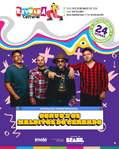Revoada Cultural ocupa a 14 de Julho e devolve arte ao cora&ccedil;&atilde;o de Campo Grande