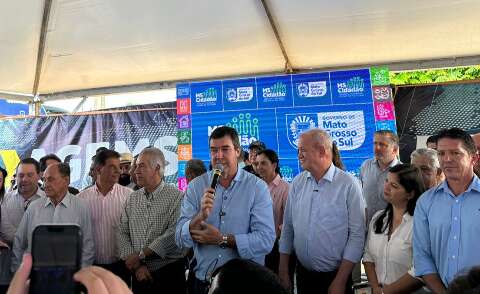 Em mutir&atilde;o, Riedel ressalta avan&ccedil;o na universaliza&ccedil;&atilde;o do saneamento de MS