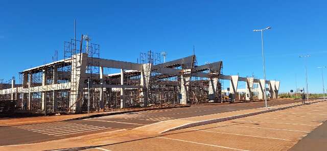 Novo receptivo do Aeroporto Regional de Dourados come&ccedil;a a ganhar corpo