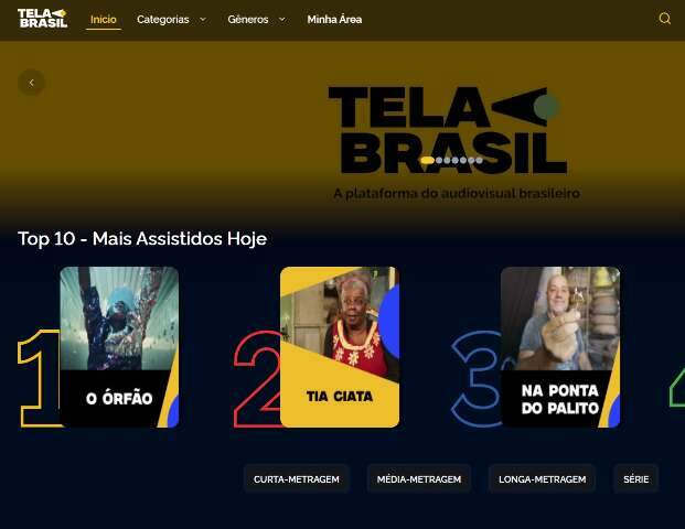 Streaming p&uacute;blico estreia com 555 filmes brasileiros dispon&iacute;veis