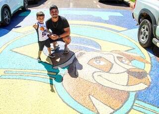 Vila Nasser resgata tradição das ruas pintadas com o “Caramelo da Copa” Vila Nasser resgata tradição das ruas pintadas com o “Caramelo da Copa”