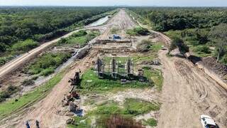 Junção entre Brasil e Paraguai na Ponte da Bioceânica deve ocorrer em junho Junção entre Brasil e Paraguai na Ponte da Bioceânica deve ocorrer em junho