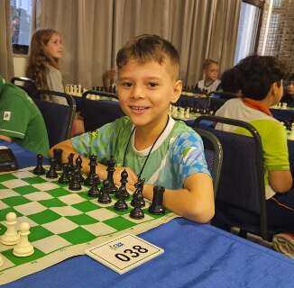 Aos 7 anos, enxadrista de Campo Grande lidera ranking mundial na categoria sub-8