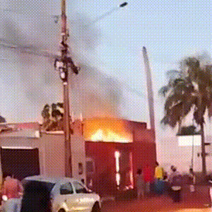 Inc&ecirc;ndio consome resid&ecirc;ncia e mata cachorro preso no quintal