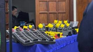 Capital recebe 2,4 milhões para armas de choque, drones, viaturas e treinamento Capital recebe 2,4 milhões para armas de choque, drones, viaturas e treinamento
