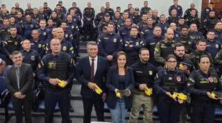 Capital recebe 2,4 milhões para armas de choque, drones, viaturas e treinamento Capital recebe 2,4 milhões para armas de choque, drones, viaturas e treinamento