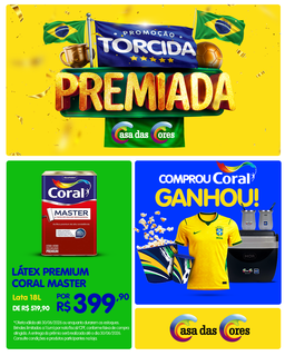 Em clima de Copa, Casa das Cores traz ofertas especiais e brindes oficiais Em clima de Copa, Casa das Cores traz ofertas especiais e brindes oficiais